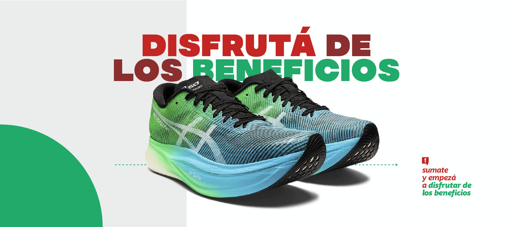 Disfruta los beneficios